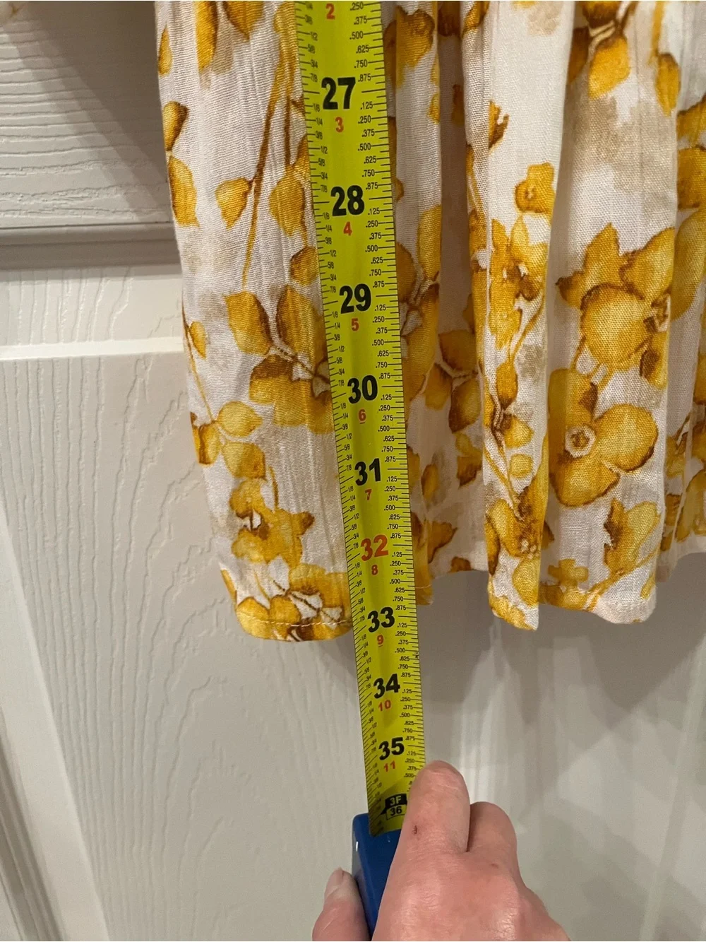 En Creme Yellow Floral Smocked Mini Dress